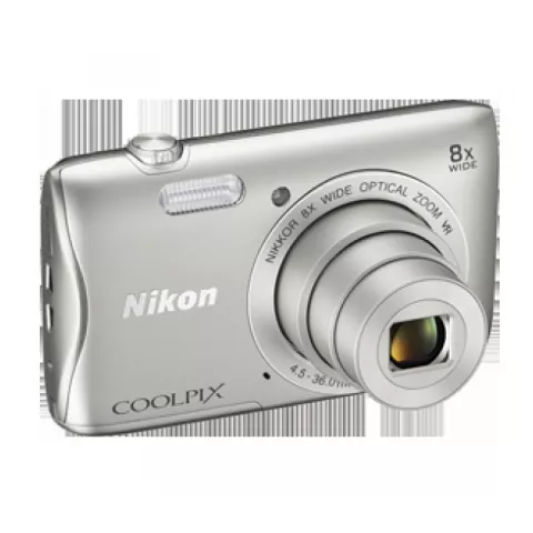Цифровая фотокамера Nikon Coolpix S3700 Silver