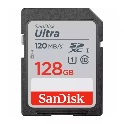 Карты памяти SanDisk Ultra SDXC Class 10 UHS-I 128GB 120Mb/s SDSDUN4-128G-GN6IN