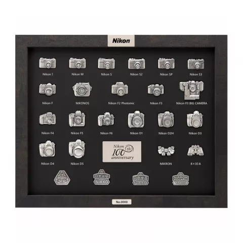 Юбилейная коллекция значков Nikon 100th Anniversary Pin Collection 