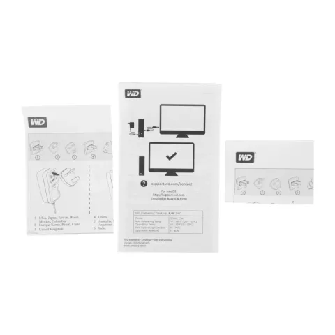 Внешний HDD WD 14TB Elements Desktop (WDBWLG0140HBK-EESN)  черный