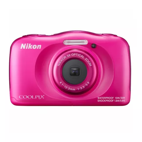 Фотоаппарат Nikon Coolpix W100 розовый
