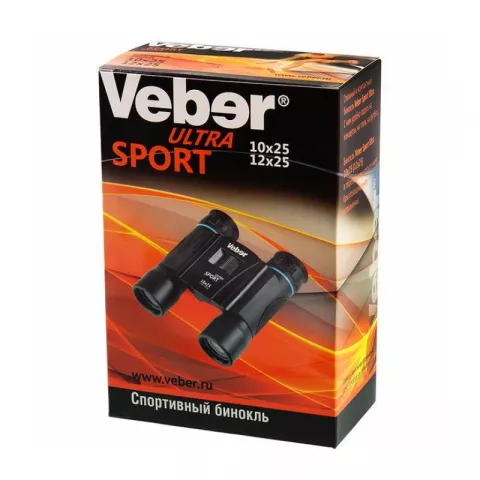 Бинокль Veber Sport  БН 10x25  чёрный