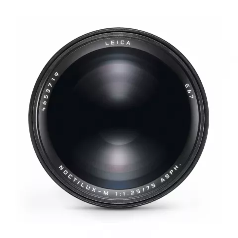 Объектив Leica NOCTILUX-M 75 f/1.25 ASPH., чёрный