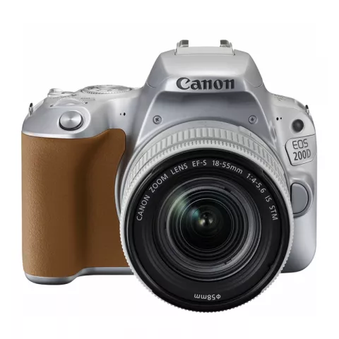 Зеркальный фотоаппарат Canon EOS 200D Kit EF-S 18-55mm f/4-5.6 IS STM серебристый