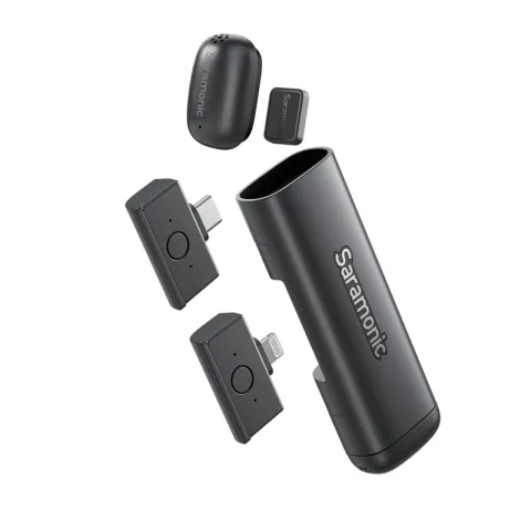 Saramonic Air SE-02 Радиосистема 2,4 ГГц 2 приемника + 2 передатчика, разъемы Type-C и Lightning