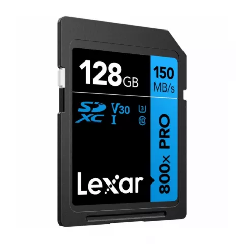 Карта памяти 128GB Lexar Professional SDXC UHS-I (120/45MB/s) C10 V30 U3 (LSD0800128G-BNNNG)