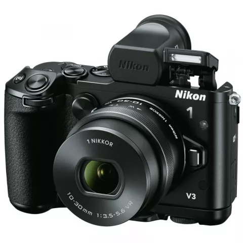 Цифровая фотокамера Nikon 1 V3 Kit 10-30 + батарейная ручка и видоискатель