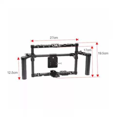 E-IMAGE Q200 Carbon fiber monitor cage. Клетка для монитора (9