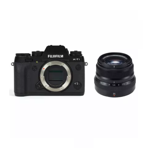 Цифровая фотокамера Fujifilm X-T1 Body + Объектив XF 35mm f/2 R WR X-Mount