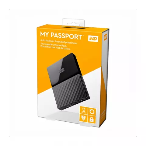 Внешний жесткий диск WD My Passport WDBUAX0020BBK-EEUE 2TB 2,5