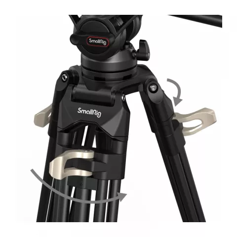 SmallRig 3751 штатив AD-01 с видеоголовой/алюминиевый Heavy-Duty Fluid Head Tripod