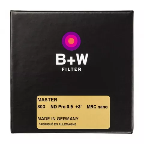 B+W MASTER 803 ND MRC nano 82мм нейтрально-серый фильтр плотности 0.9 для объектива (1101565)