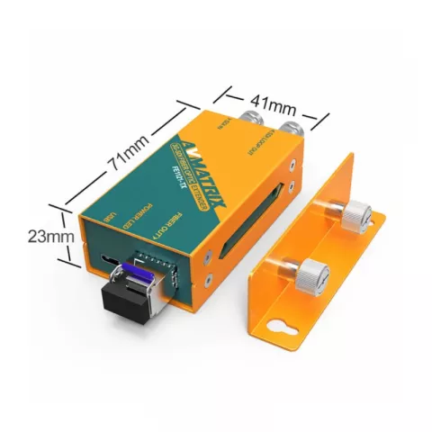 Волоконно-оптический удлинитель  AVMATRIX FE1121 3G-SDI 20км