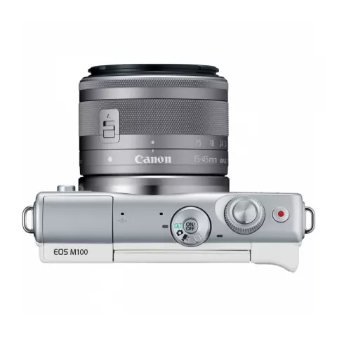 Цифровая фотокамера Canon EOS M100 Kit EF-M 15-45mm f/3.5-6.3 IS STM Silver