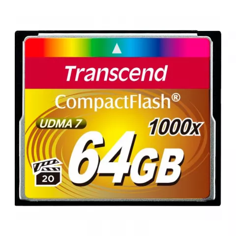 Карта памяти Transcend TS64GCF1000 CF 64GB 1000X