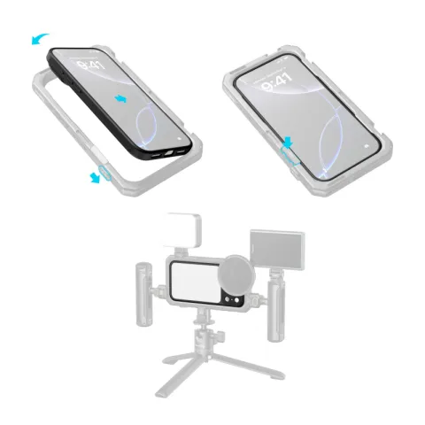 SmallRig 5793 Бампер для смартфона iPhone 17 Pro Max FilMov Lightweight Photography Case (Black)