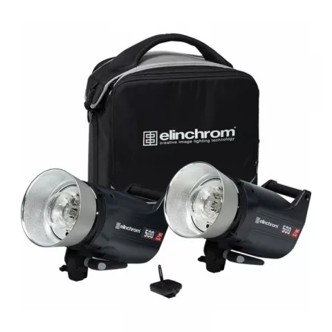 Комплект студийных моноблоков импульсного света Elinchrom ELC Pro HD 500/500