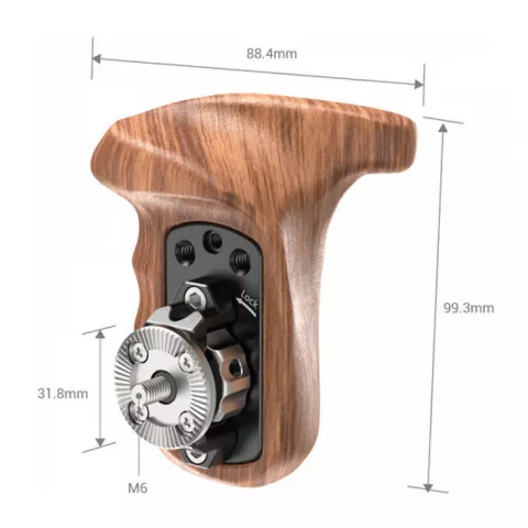 SmallRig 1941B Ручка боковая Right Side Wooden Grip with Arri Rosette