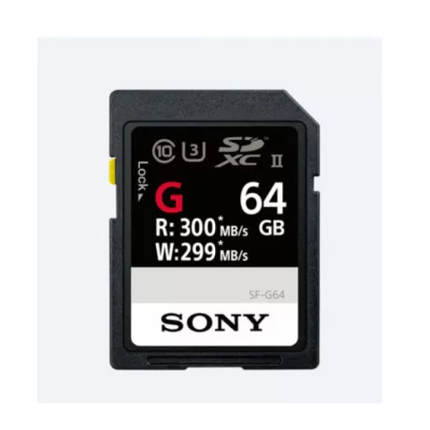 Карта памяти SD 64GB Sony SF64G SDXC Class 10 UHS-II U3
