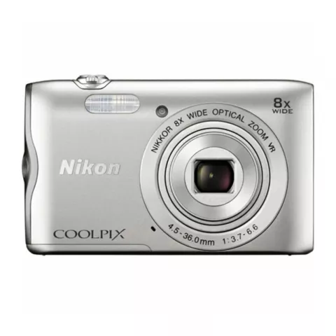 Цифровая фотокамера Nikon Coolpix A300 Silver