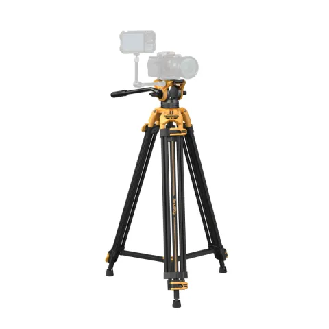 SmallRig 5523 штатив AD-01 (BumbleBee Edition) с видеоголовой/алюминиевый Heavy-Duty Fluid Head