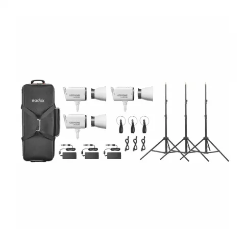 Комплект светодиодных осветителей Godox LITEMONS LA300Bi K3