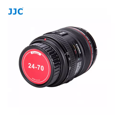 Крышка JJC для объектива Canon EF задняя со стикером для надписи, комплект 4 шт