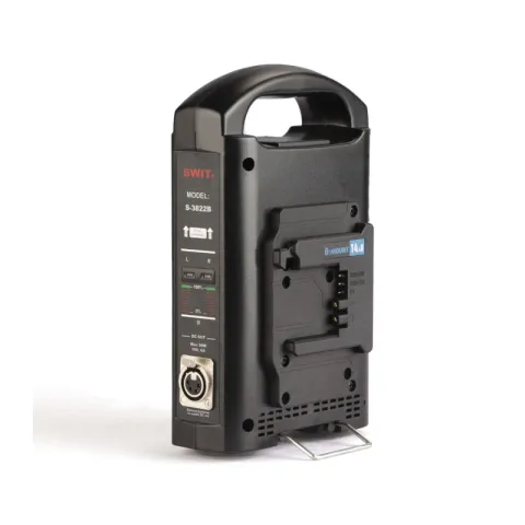 SWIT S-3822B Зарядное устройство 2-канальное для аккумуляторов  B-Mount с быстрой зарядкой
