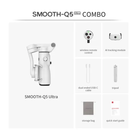 Электронный стедикам Zhiyun Smooth-Q5 Ultra Combo