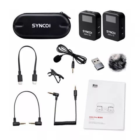 Synco G2(A1) PRO беспроводная микрофонная система 2,4ГГц (1 передатчик) с кейсом-зарядкой