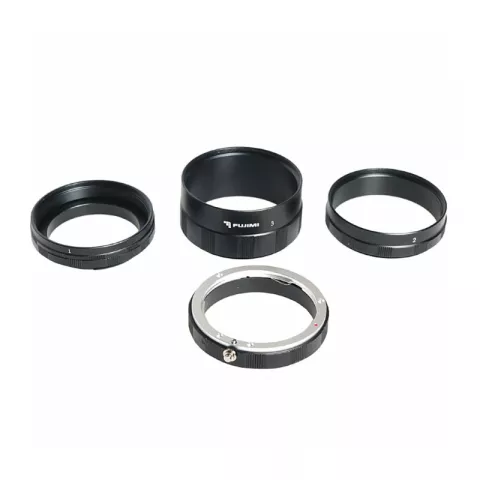 Набор удлинительных колец FUJIMI FJMTC-N3M для макросъёмки на систему Nikon 9mm, 16mm, 30mm (ручная фокусировка)