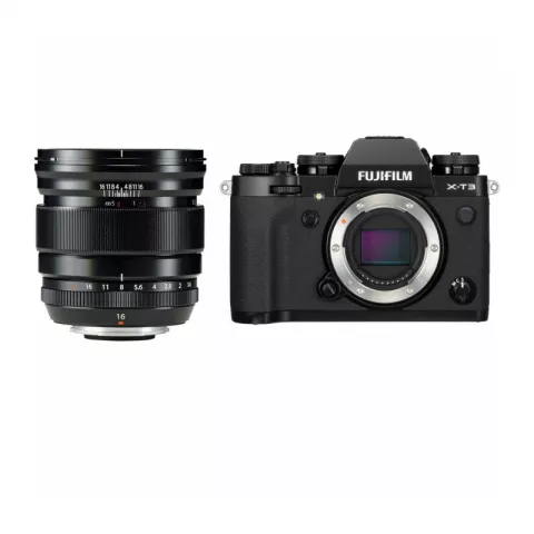 Цифровая фотокамера Fujifilm X-T3 Body Black + XF 16mm F1.4 R WR