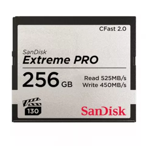 Карта-памяти SanDisk Extreme PRO CFast 2.0 525/450 MB/s 256GB