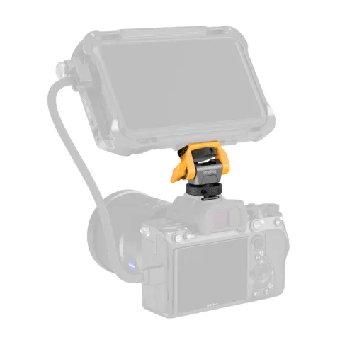 SmallRig 5519 Поворотный держатель монитора Monitor Mount with Cold Shoe (BumbleBee Edition)