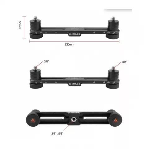 E-IMAGE BSA-04 Microphone Stereo Bar. Кронштейн для установки 2 микрофонов