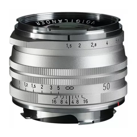 Voigtlaender Nokton 50mm f/1.5 Aspherical SC VL II Silver Leica-M