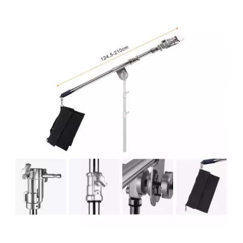 E-IMAGE EI-B96 Steel boom arm 124.5 - 210 cm Журавль