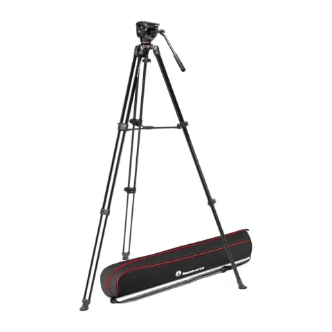 Manfrotto MVT500 TWIN с головой MVH500XAH в комплекте, алюм