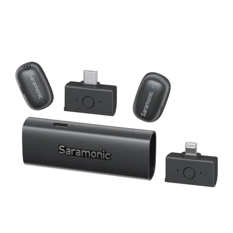 Saramonic Air SE-02 Радиосистема 2,4 ГГц 2 приемника + 2 передатчика, разъемы Type-C и Lightning