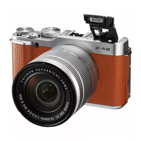 Цифровая фотокамера Fujifilm X-A2 Kit XC 16-50mm F3.5-5.6 OIS II Brown