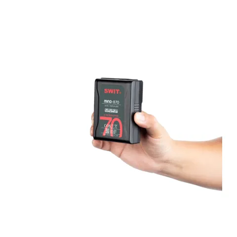 SWIT MINO-S70 Аккумуляторная батарея V-Mount Pocket 70 Втч разъемы D-Tap, USB-C, USB-A