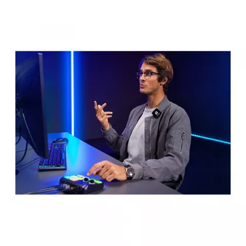 Rode STREAMER X комплект аудиоинтерфейс и карта видеозахвата с петличной беспроводной системой