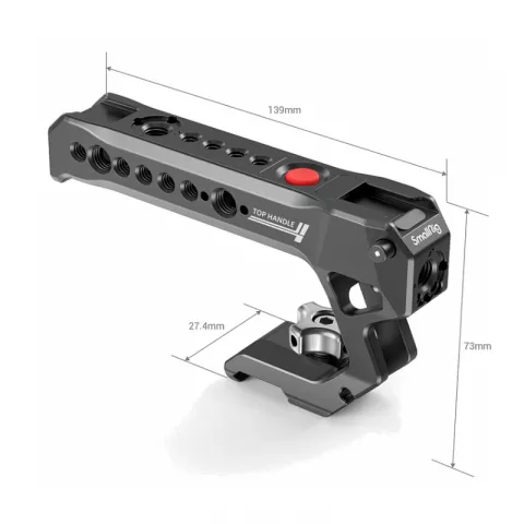 Верхняя ручка SmallRig 2880 с кнопкой управления для беззеркальных камер Panasonic (крепление NATO)