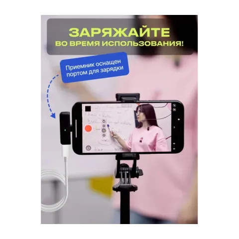 Микрофон Raylab RL-WM13 беспроводной петличный для Lightning