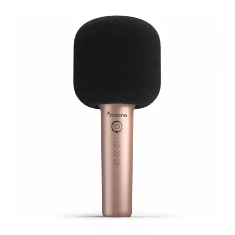 Maono MKP100 караоке микрофон, bluetooth 5.0 champagne gold