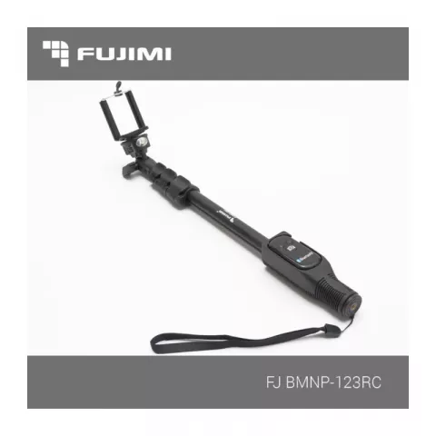 Селфи-Монопод со съёмным пультом ДУ и держ. для смартфона Fujimi FJ BMNP-123RC, 580-1470 мм