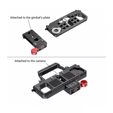 Площадка для установки камеры BMPCC 4K / 6K на электронный стабилизатор Offset Kit SmallRig BSS2403 