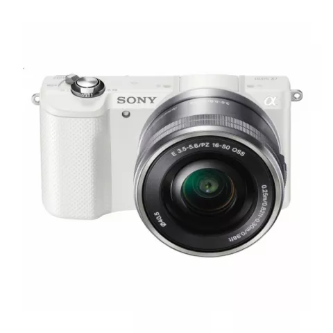 Цифровая фотокамера Sony Alpha A5000 Kit 16-50mm f/3.5-5.6 E OSS белый