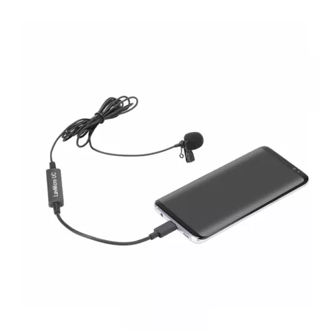Комплект Петличный микрофон Saramonic LavMicro UC c кабелем 1,7м (USB-C) + Joby TelePod Mobile