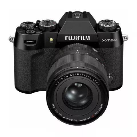 Fujifilm X-T50 Kit XF 16-50mm F2.8-4.8 R LM WR Black